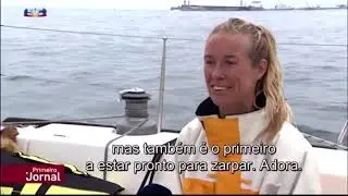 Ocean Nomads on National TV with Mission Atlantis. Missão para proteger o oceano y cão na tripulação