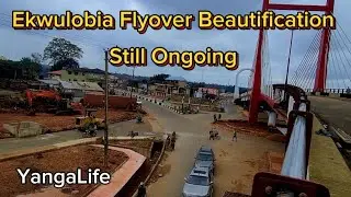 Ekwulobia Flyover Shines with Ongoing Beautification Works