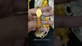 Available silver Chandra haram with  and without gold polish 🥰
