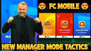 FCMOBILE MANAGER MODE TACTICS || HOW TO REACH FC CHAMPION IN FCMOBILE DIVISION RIVALS || FCMOBILE 25