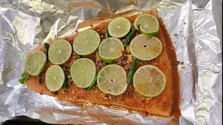 Indian style Salmon recipe in oven #easyrecipe  #costcofood #mosttrusted #omega3foods