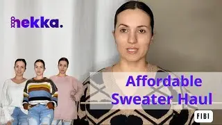 Super Affordable Sweater Try on Haul | Great quality & Cute sweaters 2022  Sahred by Fibi