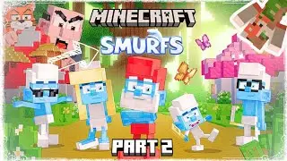 Minecraft x Smurfs DLC  | Full gameplay walk-through PT 2