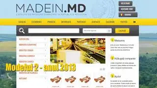 Evoluția site-ului Madein.md