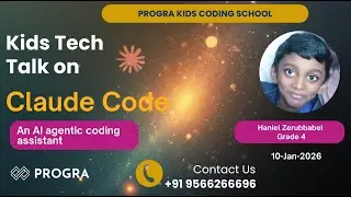 Claude Code  | Kids Tech Talk |  By Grade 4 kid #claude  #ai #vibecoding #aiagents