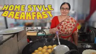 Home Style BREAKFAST in KUKATPALLY, Hyderabad, RISHI's Kitchen | Food Monks | Chai Bisket