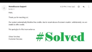 ✅Lifetime Solutions For Email Verification Tools ❌Neverbounce Not Working | AS Tech Wave |