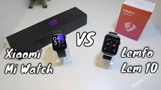 Xiaomi Mi Watch vs Lemfo Lem10 which is better performance test,software, display, design ?!!!
