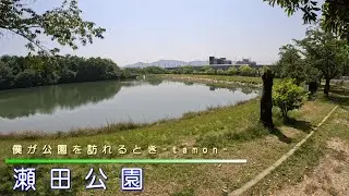 リラックスできる癒しの池と、新幹線のコラボが美しい　瀬田公園(滋賀県大津市)