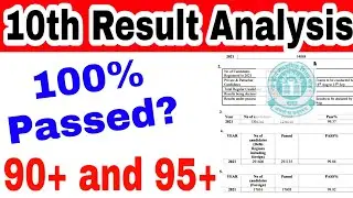 10th Result Detail Analysis - Passing %, Good or Bad - CBSE