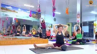 Stretch yoga class for better blood circulation | yoga class for slim body | side bend yoga sequence