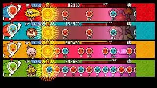 【太鼓の達人 Wii5】メタルホーク BGM1【全難易度同時再生】