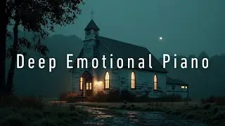 Deep Emotional Piano ~ Moonlit Night Reflection ~ Tragic Melancholy Sleep Music