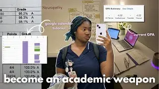 HOW TO BE AN ACADEMIC WEAPON IN 2026 📝 aesthetic google calendar tutorial, study tips, organization