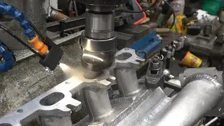 Обработка на станке SNNC 624 особого впускного коллектора Volvo.