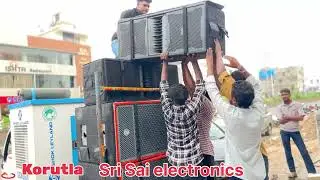 Gs pro 2000w bass top 2+2  total gs setup full bass  sri Sai electronics #dj #viralreels #speaker 