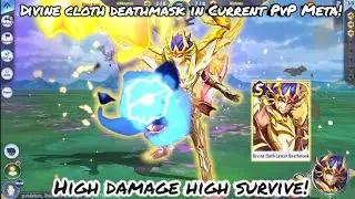 Saint Seiya: Awakening (KOTZ) - Divine Cloth Deathmask in Current PvP Meta! High Survive + Damage!