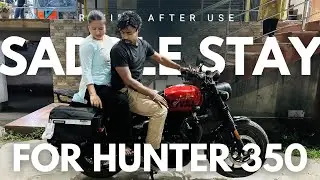 SADDLE STAY FOR HUNTER 350 | REVIEW AFTER LONG RIDES | BEST SADDLE STAY FOR HUNTER 