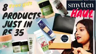 8 Products just in 35🤫 ||smythen haul || Free pouch || sale is live 👇👇👇 || mamaearth||plam||anor||