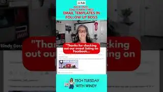 Email and Text Templates in Follow Up Boss is a game changer! To watch this full Realtor training