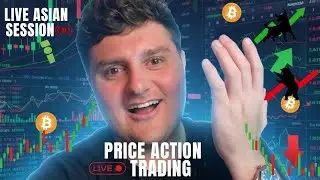 🔴 Asian Session LIVE Trading | Price Action 📊 Support & Resistance 📉 Break of Structure 📐 (Portrait)