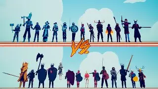 DARK SOULS TEAM vs ICE AND FIRE TEAM - Totally Accurate Battle Simulator | TABS
