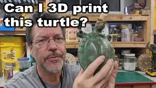 Can I 3D Scan & Recreate This Turtle in Clay Watch What Happens!