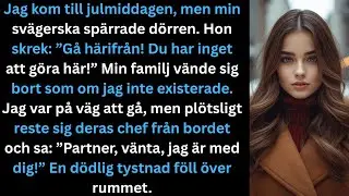 Julmiddagen: Min svägerska skrek “Gå härifrån!” – men hans chef avslöjade sanningen.