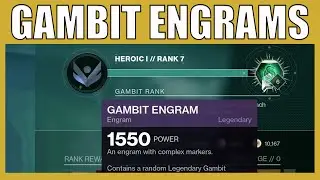 What Are Gambit Engrams Used For In Destiny 2 - How To Focus Gambit Engrams For Specific Rewards