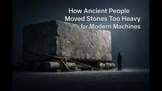 How Ancient People Moved Stones Too Heavy for Modern Machines