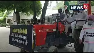 Rahul Gandhi Demands Rollback Of Farm Laws, Drives Tractor To Show Support To The Protesting Farmers