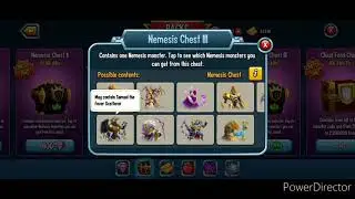 Monster legends Nemisist chest opening.