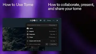 How to collaborate, present, and share your tome