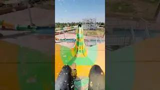 Sunway Lagoon Water Park 🏞️ Big Slide Tube sunway big slide #sunwaylagoon #1million  #bigslide