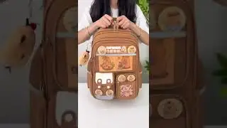 Talking capy dolphin schoolbag #schoolbag #backtoschool #bagsonline #bag #backpack #capybara