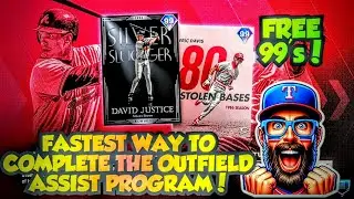 FASTEST WAY TO COMPLETE THE OUTFIELD ASSIST PROGRAM IN MLB THE SHOW 25 DIAMOND DYNASTY!