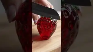 Hyper Realistic Glass Fruit Slicing | Oddly Satisfying AI