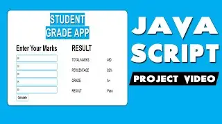 JAVA SCRIPT PROJECT | STUDENT GRADE APP | FREE HINDI TUTORIAL