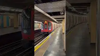 District Line S7 Stock pulling in to a fairly empty Cannon Street #shorts