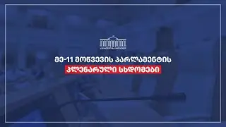 პარლამენტის პლენარული სხდომა - 04.02.2026
