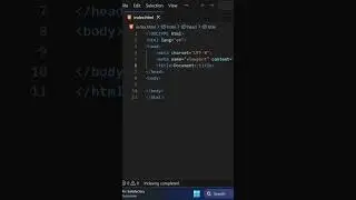 HTML Boilerplate Code | Complete HTML Course #2 #shorts #coding #html #trending #viral
