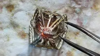 Beautiful Twisted Silver Ring Making | Silver Ring Making Process