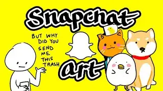 snapchat drawings (very dumb art & rp)