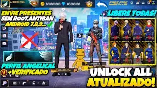 (ENVIANDO PRESENTES🎁) COMO COLOCAR UNLOCK ALL NO FREE FIRE, PEGANDO NA PARTIDA | LIBERE SKINS GR&Aacute;TIS