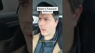 Joe Biden&rsquo;s Farewell Address! #shorts #biden #joebiden #impression #comedy #impersonation