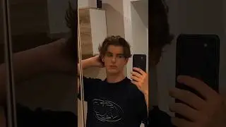 tuto middle part #glowup #looksmax #cheveux #beauty #middlepart
