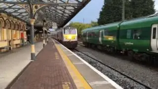 CIE/NIR enterprise enters Dundalk railway station
