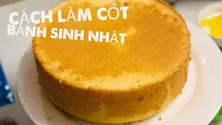 DẠY LÀM BÁNH THÚY NGA - HƯỚNG DẪN CÁCH LÀM CỐT BÁNH SINH NHẬT | CỐT BÁNH GATO