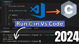 How To Run C Program In VS code in hindi | Vs code setup For C 2024 #vscode #cprogramming