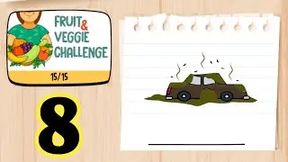 Brain Test Tricky Words Fruits and Veggies Level 8